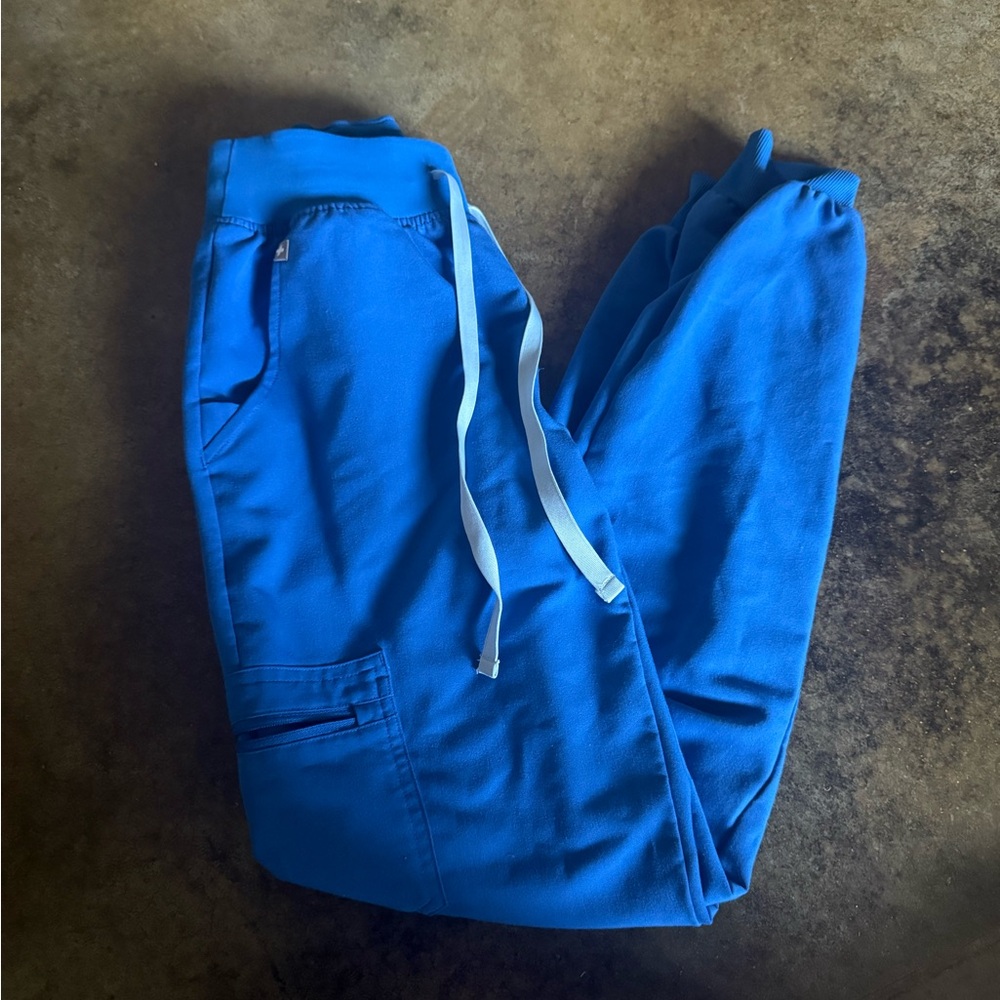 Women’s figs royal blue xxs high rise Zamora joggers